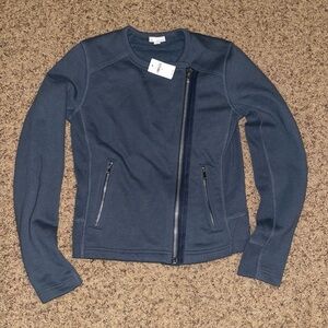 NWT GAP Fleece Moto Jacket Size XS